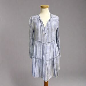 Rails blue and white stripe Everly dress, size XS